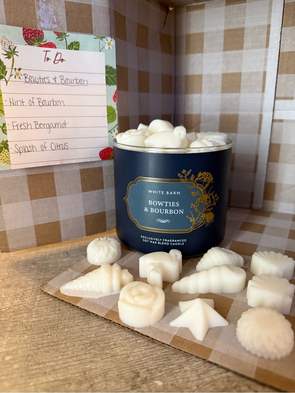Bowties & Bourbon wax melts